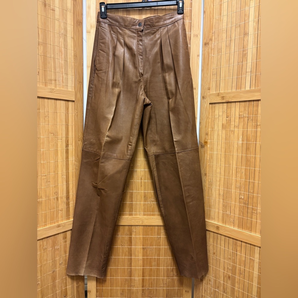 Gino Di Giorgio Vintage 80s Women’s Leather Pants